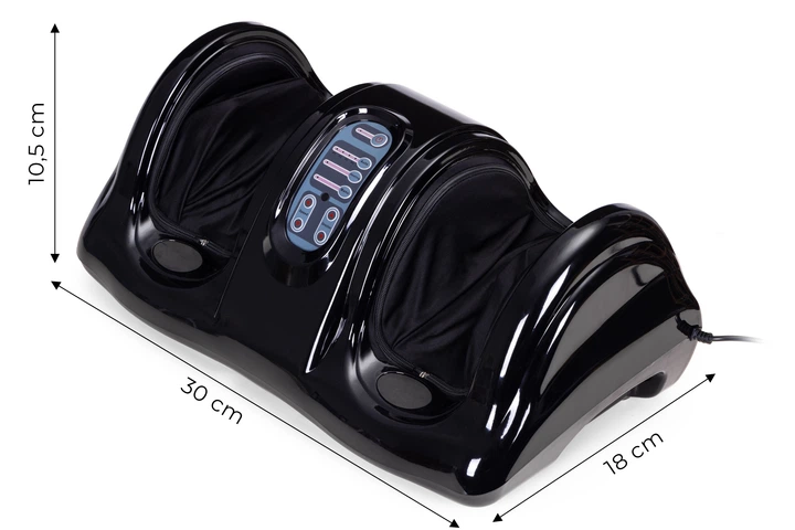 Електричний масажер для ніг та стоп ModernHome від Multistore з функцією підігріву, рефлексологією, 4 режимами, пультом дистанційного керування, 40 Вт XB‑8584 - зображення 4