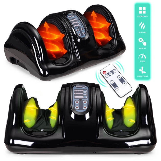 Електричний масажер для ніг та стоп ModernHome від Multistore з функцією підігріву, рефлексологією, 4 режимами, пультом дистанційного керування, 40 Вт XB‑8584 - зображення 2