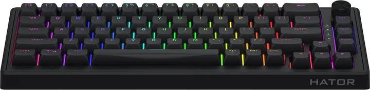 Klawiatura przewodowa Hator Skyfall 65 USB Black (HTK1160) - obraz 3