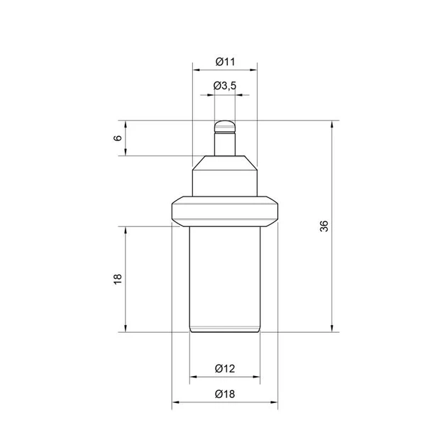 Термоэлемент Icma 8749 для антиконденсационного клапана, 60°C (SD00020800) - изображение 2