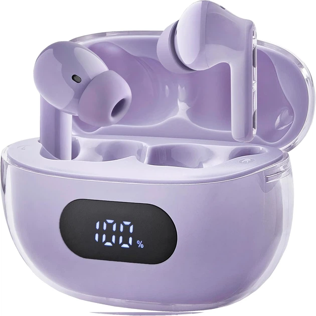 Навушники Intenso Buds Plus Headset Wireless Purple (3720313) - зображення 2