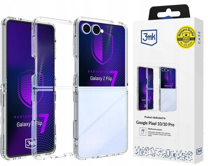 Etui 3MK Armor Case do Samsung Galaxy Z Flip7 Transparent (5903108678230) - obraz 2