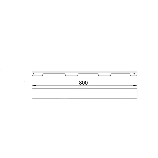 Грати для лінійного трапу SUS304 Grate FA800 (NKS) Qtap - зображення 2