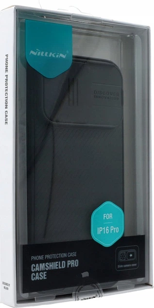 Etui Nillkin CamShield Pro Case na iPhone 16 Pro z oslona na aparat Black (6902048286719) - obraz 7