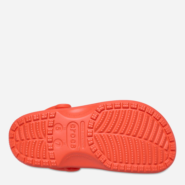 Женские кроксы Crocs Jibbitz Classic Clog Stf 10001-7AH 41-42 (M8/W10) 26 см Красные (198445192579_198445192678) - изображение 6