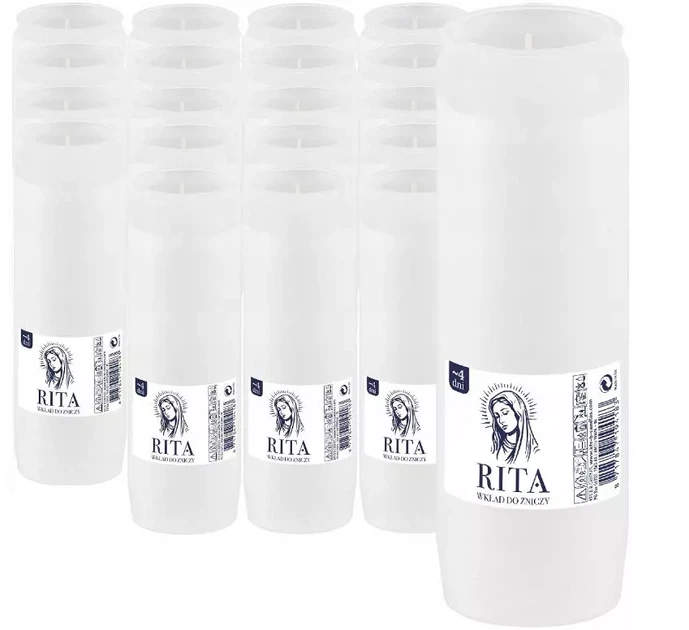Wkład do zniczy parafinowy Bolsius Compo Rita R4 4 dni 20 szt (8717847194176) - obraz 2