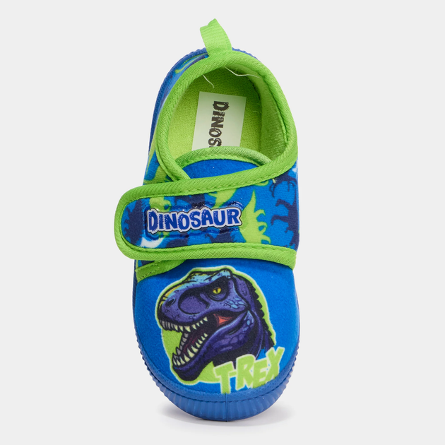 Детские теплые текстильные тапочки для мальчика Disney Dinosaur S8020172T_0048 23 Синие (4894980454901) - Фото 5 Детские теплые текстильные тапочки для мальчика Disney Dinosaur S8020172T_0048 23 Синие (4894980454901) - изображение 5