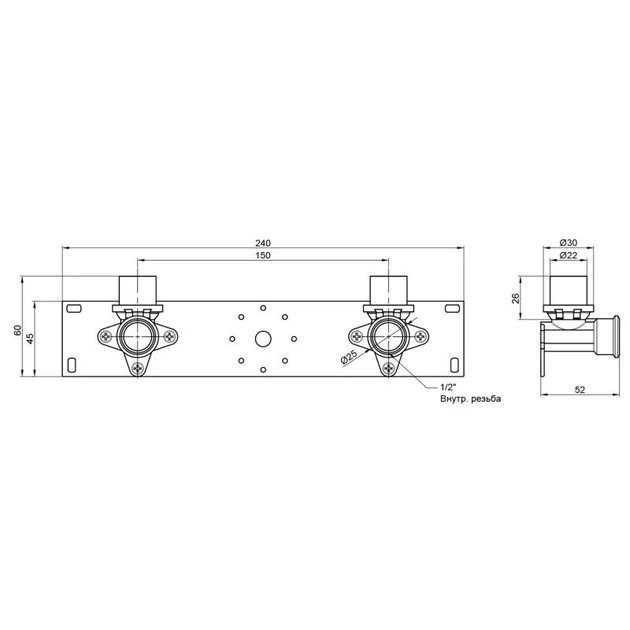 Планка пресс в сборе Icma 16х1/2" No412 - изображение 2