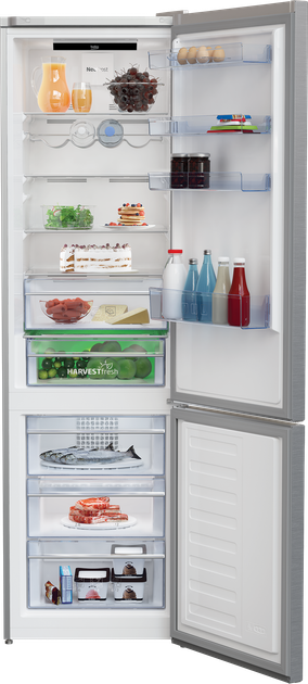 Двухкамерный холодильник Beko RCNA406E40ZXBN - изображение 3