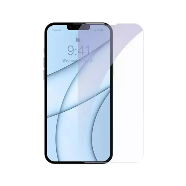 Защитное стекло Baseus 0.3mm Anti-Blue Light Tempered Glass для iPhone 13 mini 2 шт (SGQP010301) - Фото 3 Защитное стекло Baseus 0.3mm Anti-Blue Light Tempered Glass для iPhone 13 mini 2 шт (SGQP010301) - изображение 3