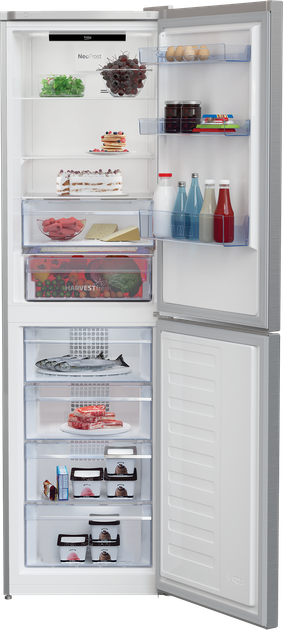 Двухкамерный холодильник Beko RCNA386E40ZXBN - изображение 4