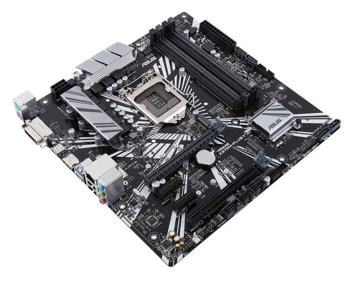 Материнська плата ASUS PRIME Z370M-PLUS II (LGA1151/4xDDR4/2xM.2 Gen3 x4) OEM White Box - зображення 3
