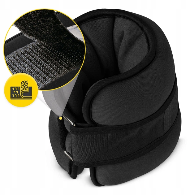 Утяжелители-манжеты для ног и рук 4FIZJO 2 x 2 кг Black (P-5907739311108) - Фото 13 Утяжелители-манжеты для ног и рук 4FIZJO 2 x 2 кг Black (P-5907739311108) - изображение 13