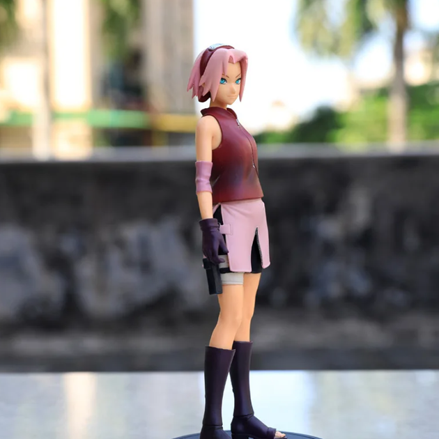 Аниме фигурка Sakura Haruno Naruto 25 см , Сакура Харуно коллекционная с подставкой (GS968) - изображение 3