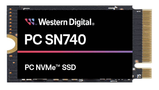 SSD WD PC SN740 512Gb M.2 2242 PCIe 4.0 x4 NVMe (SDDPMQD-512G) - Фото 1 SSD WD PC SN740 512Gb M.2 2242 PCIe 4.0 x4 NVMe (SDDPMQD-512G) - изображение 1