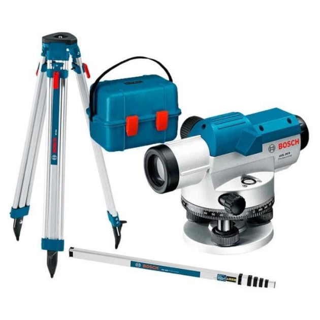 Нівелір оптичний GOL 26D + BT160 + GR5 BOSCH 0601068002 - Фото 1 Нівелір оптичний GOL 26D + BT160 + GR5 BOSCH 0601068002 - изображение 1