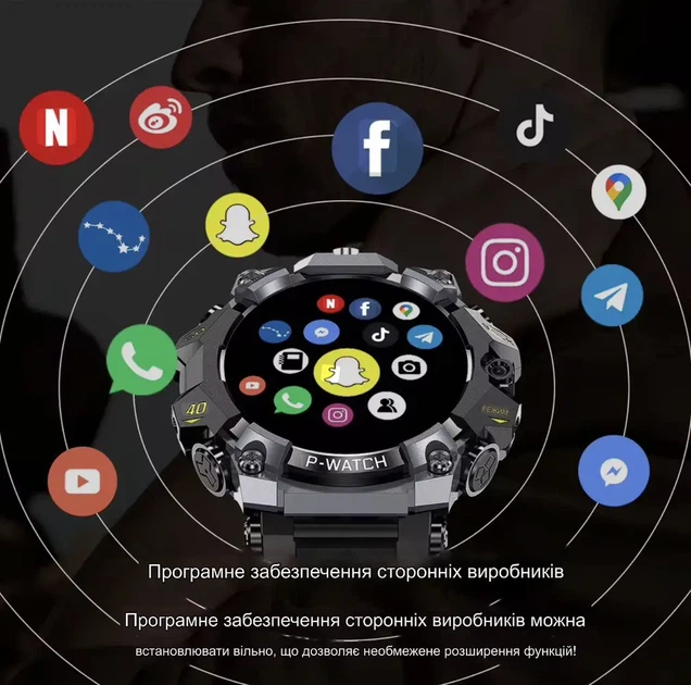 Смарт годинник-телефон 8/128GB Android 8.1 1150mAh - зображення 4