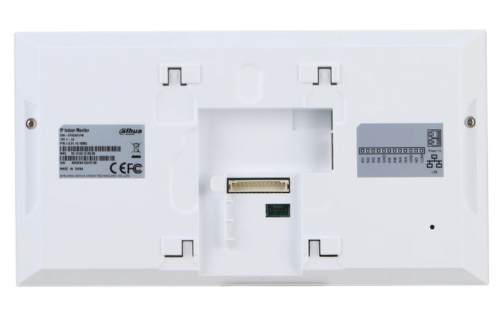 IP-відеодомофон Dahua DHI-VTH2421FW(B)-P 7'' PoE, White - Фото 3 IP-відеодомофон Dahua DHI-VTH2421FW(B)-P 7'' PoE, White - зображення 3