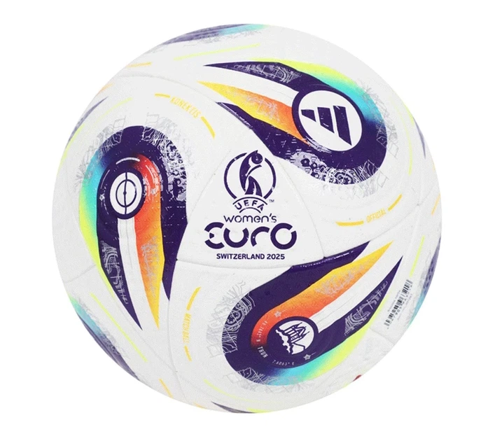 Футбольный мяч Adidas Women's Euro25 OMB JH1261 (размер 5), термосклейка, профессиональный, FIFA Qua - изображение 8