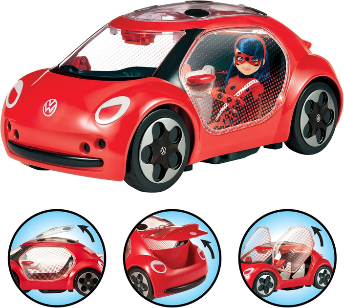 Машинка Miraculous та лялька Леді Баг до 10-ї річниці Ladybug 10 years anniversary collector doll - зображення 5