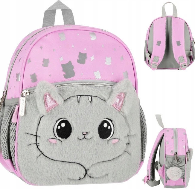 Plecak do przedszkola StarPak Mini Kitty Plush 26 x 22 x 8 cm (5905523680928) - obraz 5