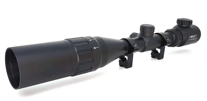 Оптический прицел Comet 3-12x40 AOEG Rangefinder (подсветка, крепление, параллакс, бленда) - изображение 2