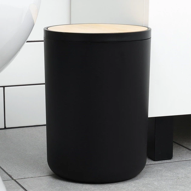 Zestaw akcesoriów łazienkowych Vilde 6 elementów Czarny - obraz 10