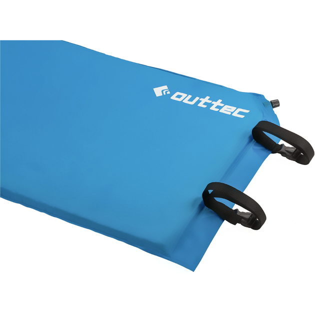 Самонадувающийся коврик Outtec с подушкой гладкий голубой для кемпинга комфортный - Фото 4 Самонадувающийся коврик Outtec с подушкой гладкий голубой для кемпинга комфортный - изображение 4