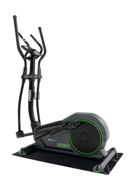 Орбитрек электромагнитный Hop-Sport HS-120C Prim Black-Green + Коврик до 120 кг - изображение 8