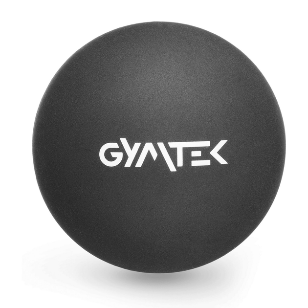 Масажний м'яч Gymtek 63 мм чорний - изображение 2