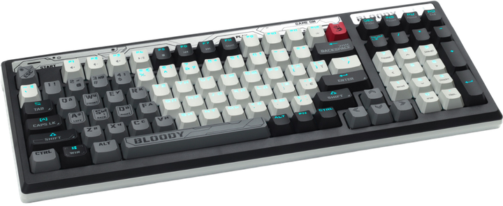 Клавіатура A4Tech Bloody B950 Warrior RGB Blue - Фото 2 Клавіатура A4Tech Bloody B950 Warrior RGB Blue - зображення 2