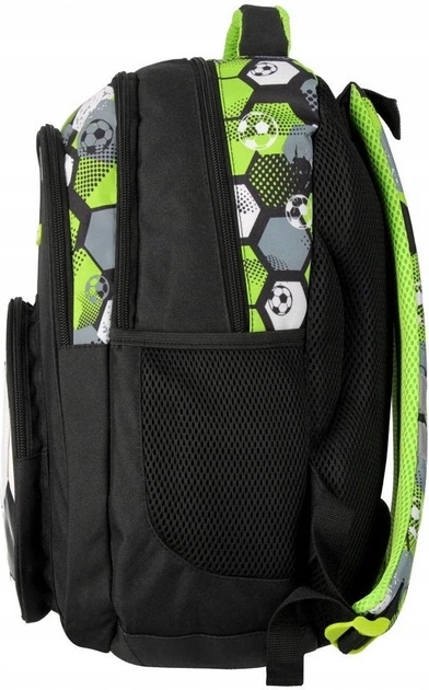Plecak szkolny StarPak Football Green 38 x 25 x 18 cm (5905523681406) - obraz 4