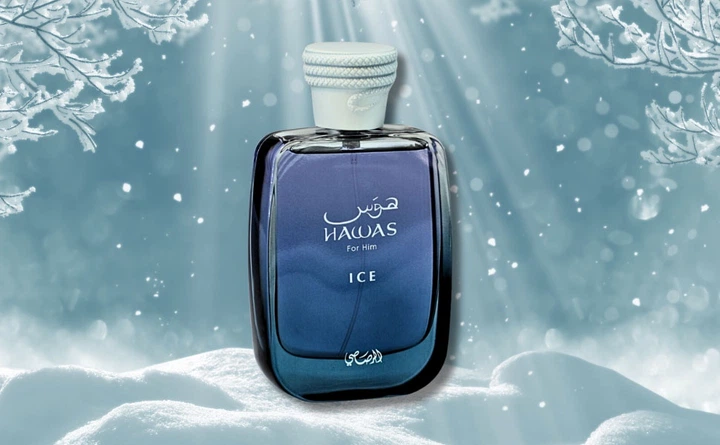 香水(男性用) Rasasi Hawas Ice 100ml Парфумована вода для чоловіків Rasasi Hawas Ice for Him 100 мл