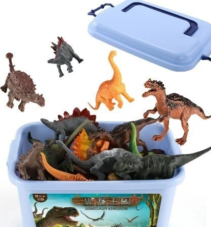 Zestaw figurek Magboss dinozaur 44 elementów z poręcznym pudełkiem 13460 (5904041134814) - obraz 2