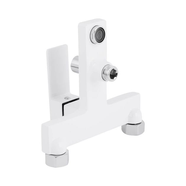 Змішувач для ванни Qtap Gemini (з душовим гарнітуром) QTGEM259CRW45683 Chrome/White - Фото 5 Змішувач для ванни Qtap Gemini (з душовим гарнітуром) QTGEM259CRW45683 Chrome/White - зображення 5