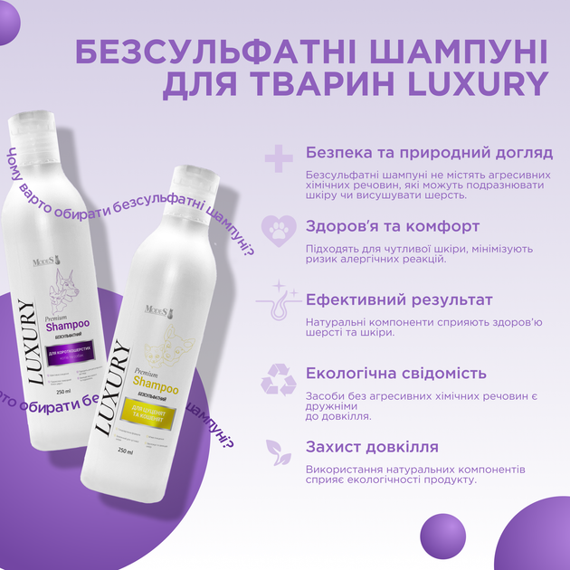 Шампунь Лакшери (Luxury) премиальный для щенков и котят 250 мл, MODES - изображение 4