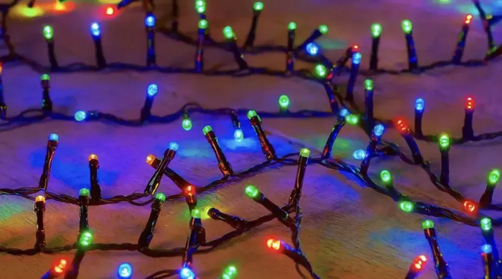 Светодиодная гирлянда на елку 20 м Ekspand 300 LED лампочек новогодняя гирлянда в комнату 8 режимов темно-зеленый провод Мультиколор - изображение 6