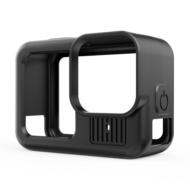 Чохол силіконовий з ковпачком на об`єктив для GoPro Hero 13/12/11/10/9 Black бампер чорний (30555-49) - зображення 2