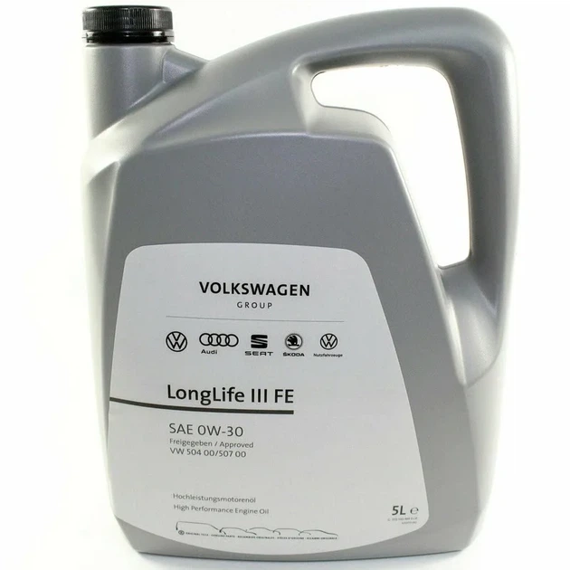 Моторное масло VAG LongLife III FE 0W-30 5л - изображение 2