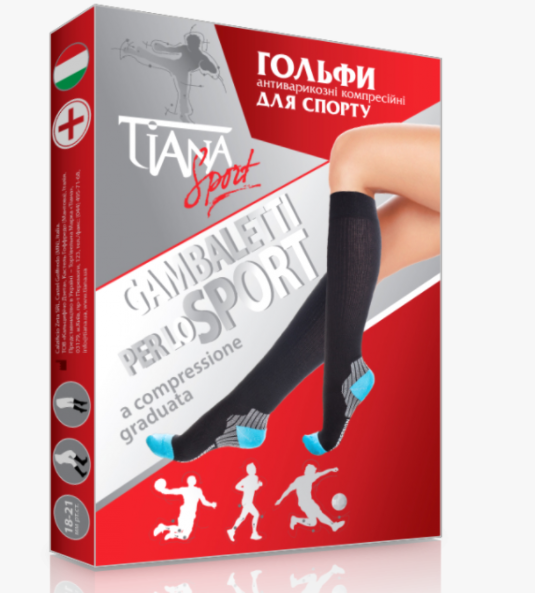Компрессионные антиварикозные гольфы для спорта Тип 761, размер 3 - Фото 1 Компрессионные антиварикозные гольфы для спорта Тип 761, размер 3 - изображение 1