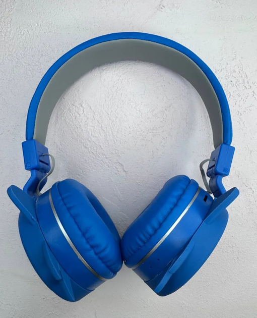 Наушнки Headset детские беспроводные ежык Соник с з Bluetooth и микрофоном для мальчика, регулируемій размер, синие (SVS) - изображение 2