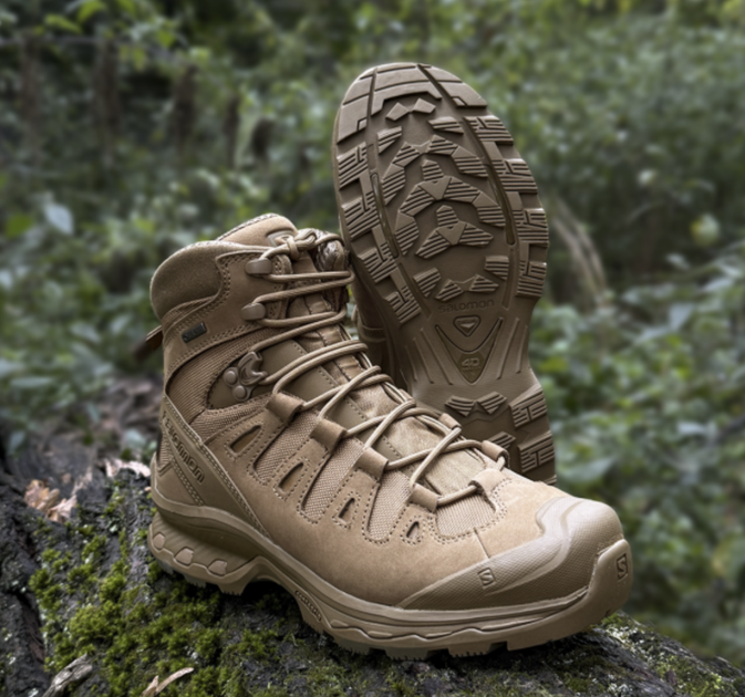 Черевики тактичні Salomon Quest4D Forces 2 Gore-Tex COYOTE 42.5 - изображение 8