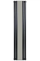 Дизайнерский радиатор отопления ARTTIDESIGN Rimini II M 4/1800/382/50 вертикальный черный матовый - изображение 7