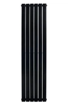 Дизайнерский радиатор отопления ARTTIDESIGN Livorno II 6/1600/408/50 вертикальный черный матовый - изображение 8
