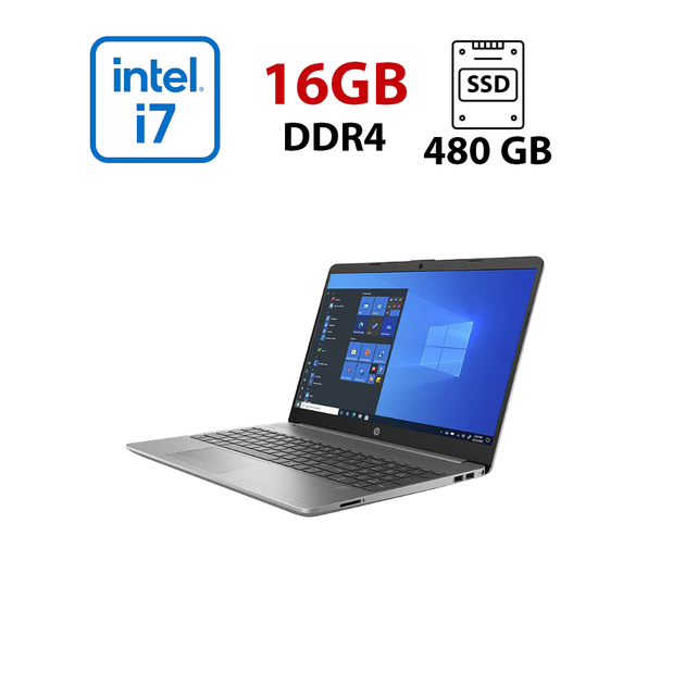 Ультрабук HP 250 G8 / 15.6" (1920x1080) IPS / Intel Core i7-1065G7 (4 (8) ядра по 1.3 - 3.9 GHz) / 16 GB DDR4 / 480 GB SSD / Intel Iris Plus Graphics / WebCam б/в - Фото 1 Ультрабук HP 250 G8 / 15.6" (1920x1080) IPS / Intel Core i7-1065G7 (4 (8) ядра по 1.3 - 3.9 GHz) / 16 GB DDR4 / 480 GB SSD / Intel Iris Plus Graphics / WebCam б/в - зображення 1