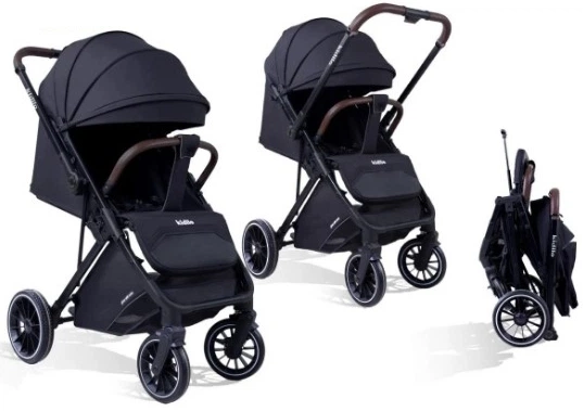 Коляска прогулочная Kidilo 6530B Black (1171376) (Kidilo 6530B black) - изображение 3