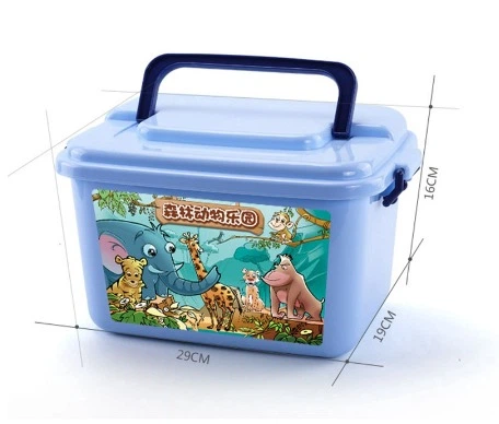 Zestaw figurek Magboss zwierzęta Safari 58 elementów z poręcznym pudełkiem 13459 (5904041134821) - obraz 3