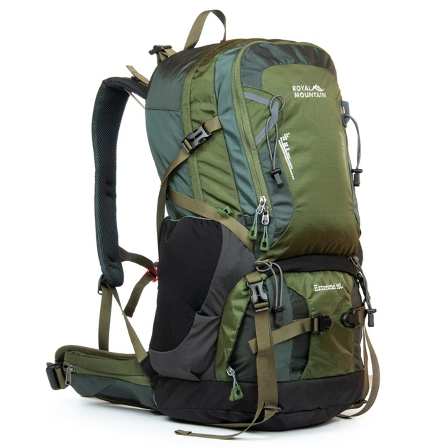 Рюкзак Туристический нейлон Royal Mountain 8368-55L green - изображение 6