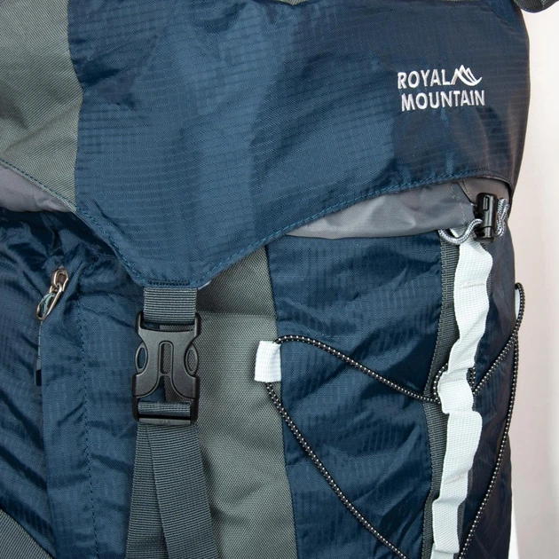 Рюкзак Туристический нейлон Royal Mountain 1197-70L blue - изображение 2