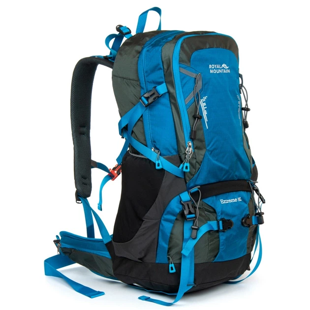 Рюкзак Туристический нейлон Royal Mountain 8368-55L blue - Фото 8 Рюкзак Туристический нейлон Royal Mountain 8368-55L blue - изображение 8